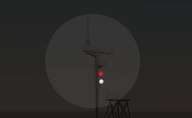 Огни какого судна показаны на иллюстрации?